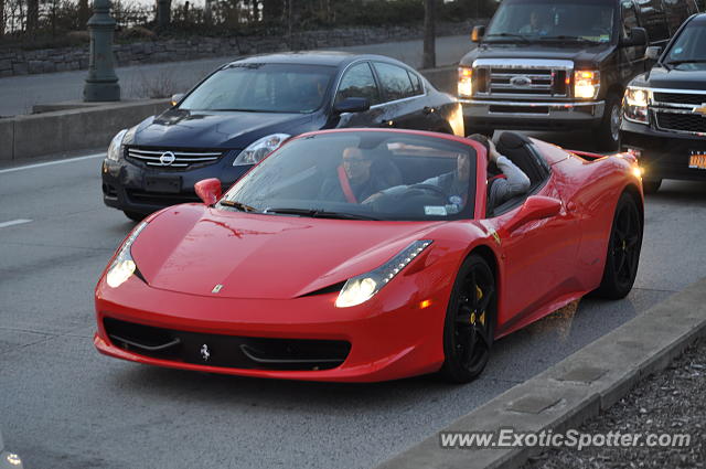 Ferrari 458 Italia spotted in Manhattan, New York