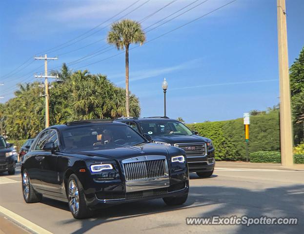 Rolls-Royce Ghost spotted in Palm Beach, Florida