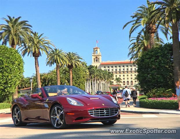 Ferrari California spotted in Palm Beach, Florida