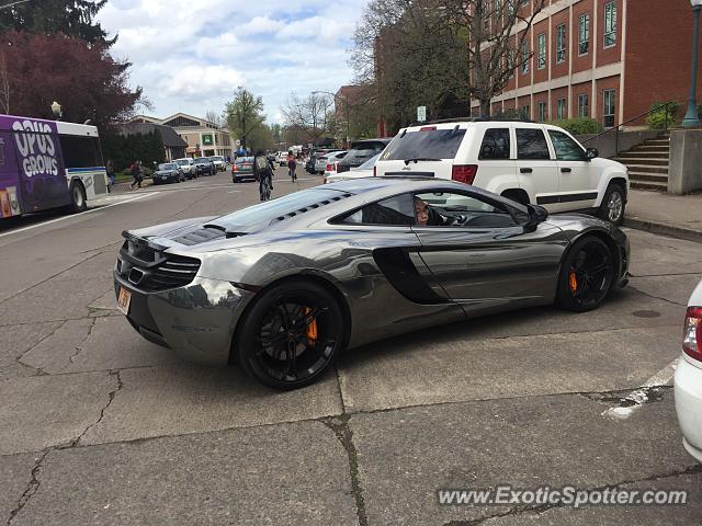 Mclaren MP4-12C spotted in Eugene, Oregon