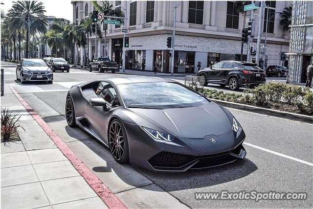 Lamborghini Huracan spotted in Beverly Hills, California