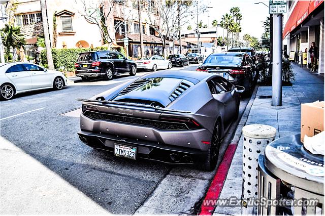 Lamborghini Huracan spotted in Beverly Hills, California