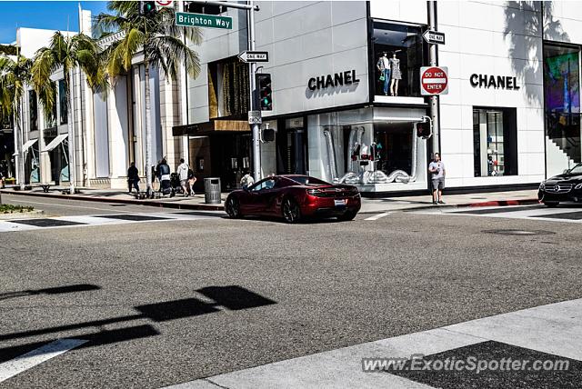 Mclaren MP4-12C spotted in Beverly Hills, California