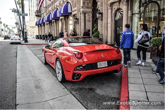 Ferrari California spotted in Beverly Hills, California