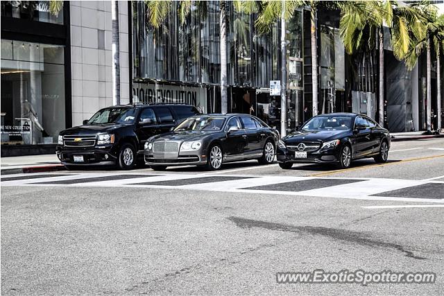 Bentley Flying Spur spotted in Beverly Hills, California