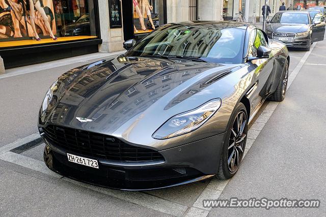 Aston Martin DB11 spotted in Zurich, Switzerland