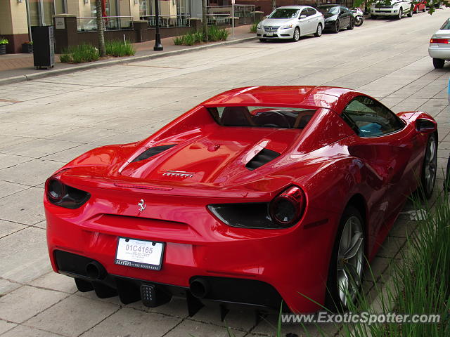 Ferrari 488 GTB spotted in The Woodlands, Texas