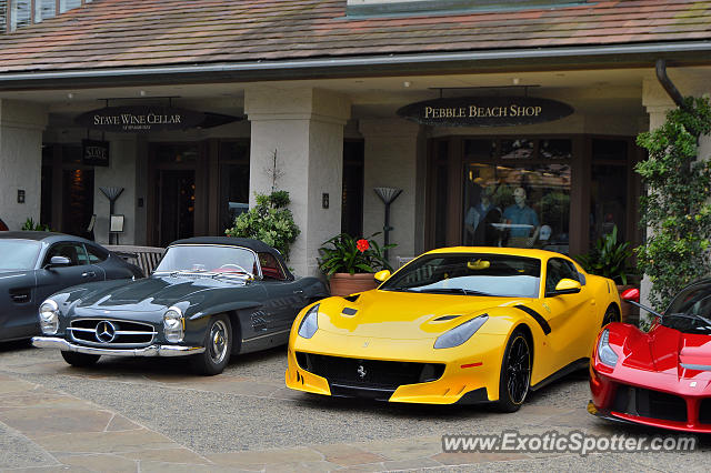 Ferrari F12 spotted in Pebble Beach, California