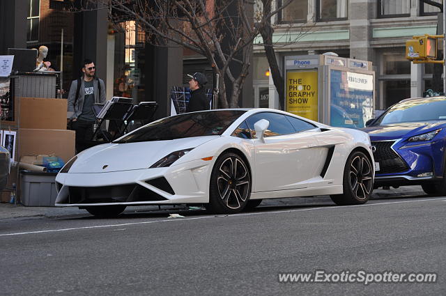 Lamborghini Gallardo spotted in Manhattan, New York