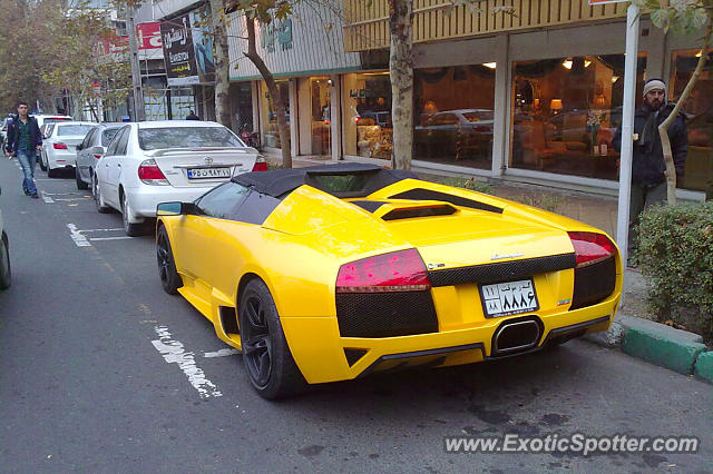 Lamborghini Murcielago spotted in Tehran, Iran