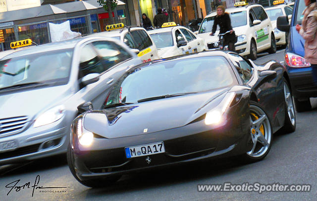 Ferrari 458 Italia spotted in Frankfurt, Germany