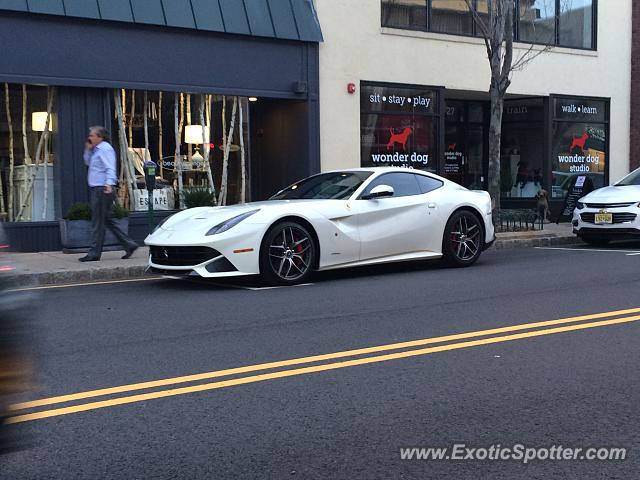 Ferrari F12 spotted in Summit, New York