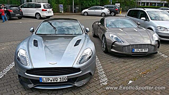 Aston Martin One-77 spotted in Rastplatz A1, Germany