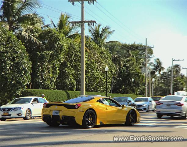 Ferrari 458 Italia spotted in Palm Beach, Florida