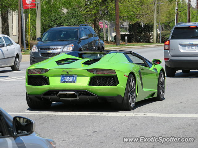 Lamborghini Aventador spotted in Atlanta, Georgia