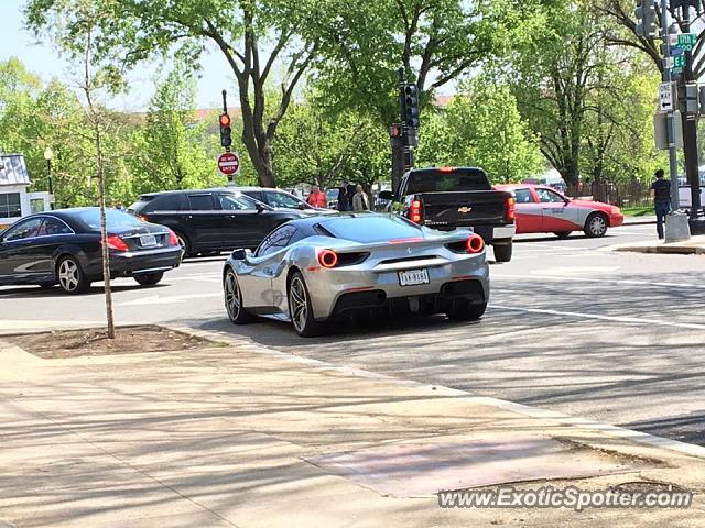 Ferrari 488 GTB spotted in Washington DC, Virginia