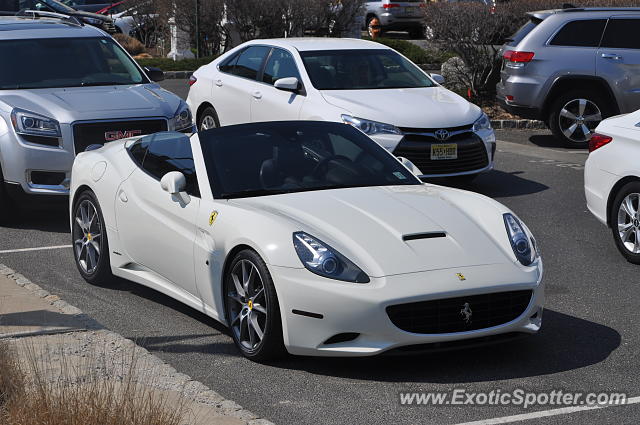 Ferrari California spotted in Long Branch, New Jersey