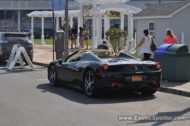 Ferrari 458 Italia spotted in Long Branch, New Jersey