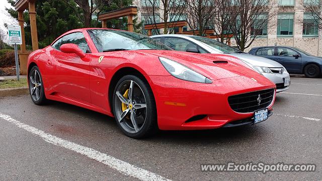 Ferrari California spotted in Peterborough ON, Canada