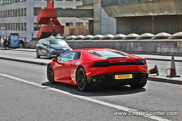 Lamborghini Huracan spotted in London, United Kingdom