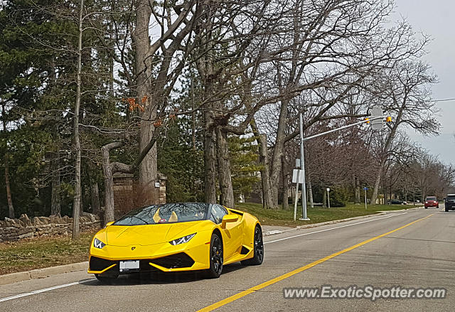 Lamborghini Huracan spotted in Mississauga, ON, Canada