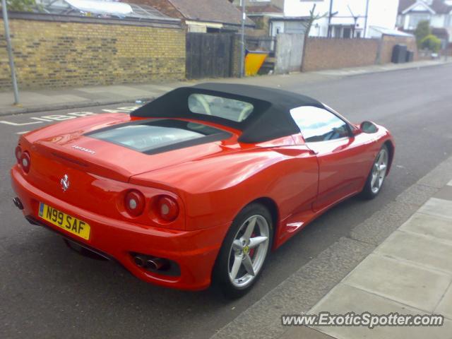 Ferrari 360 Modena spotted in Essex, United Kingdom