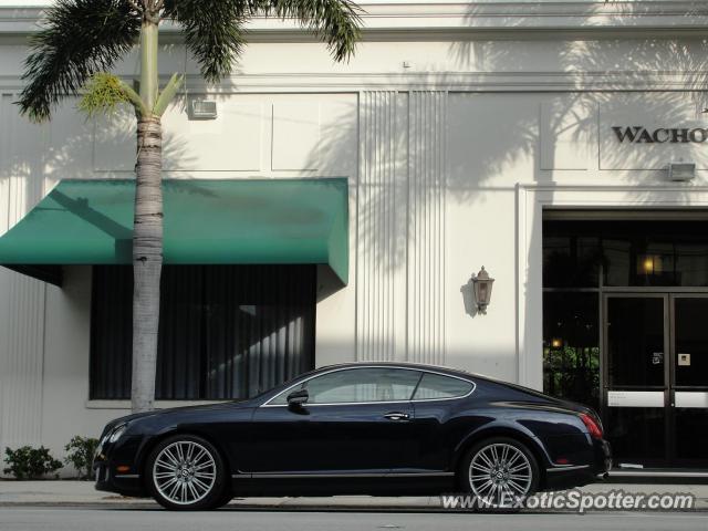 Bentley Continental spotted in Palm beach, Florida