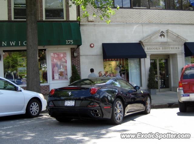 Ferrari California spotted in Greenwich, Connecticut