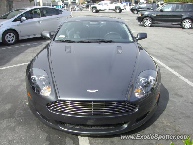 Aston Martin DB9 spotted in Santa Monica, California