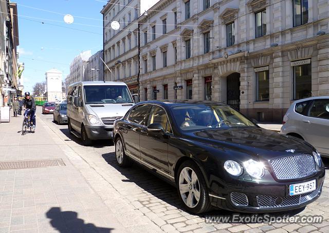 Bentley Continental spotted in Helsinki, Finland