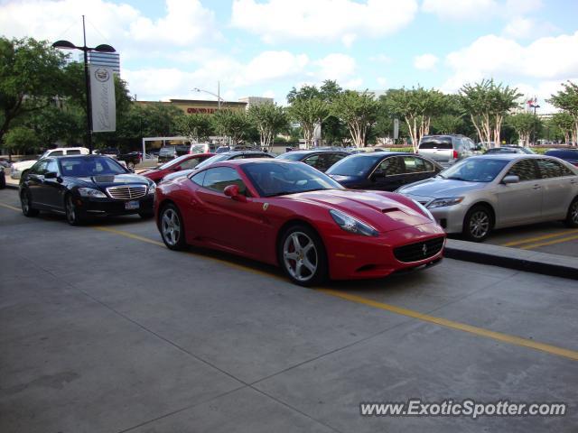 Ferrari California spotted in Houston, Texas