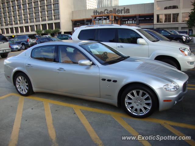 Maserati Quattroporte spotted in Houston, Texas