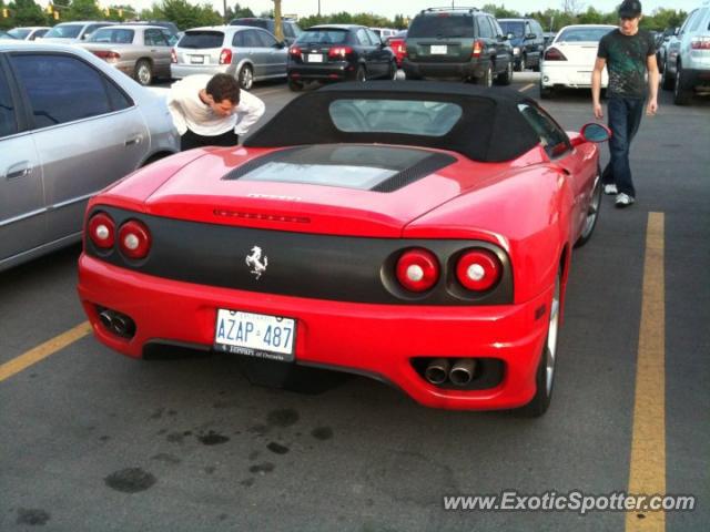 Ferrari 360 Modena spotted in London Ontario, Canada