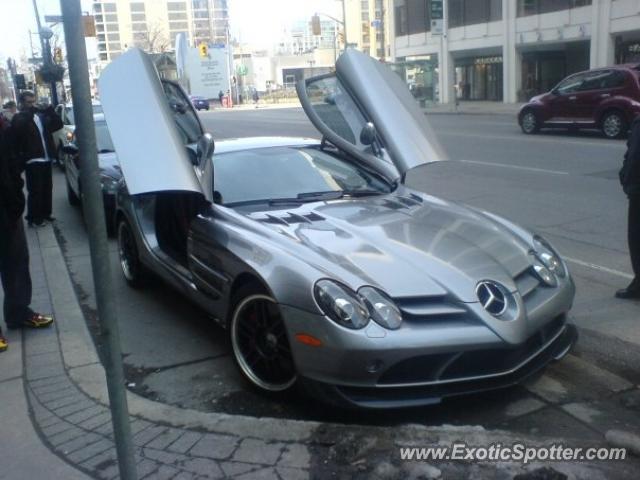 Mercedes SLR spotted in Toronto Ontario, Canada