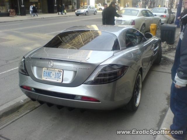 Mercedes SLR spotted in Toronto Ontario, Canada