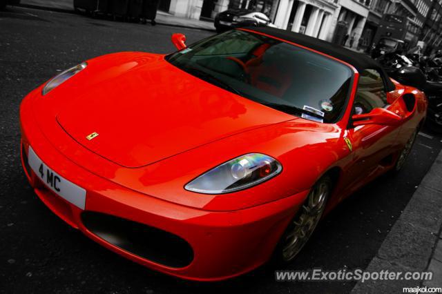 Ferrari F430 spotted in London, United Kingdom