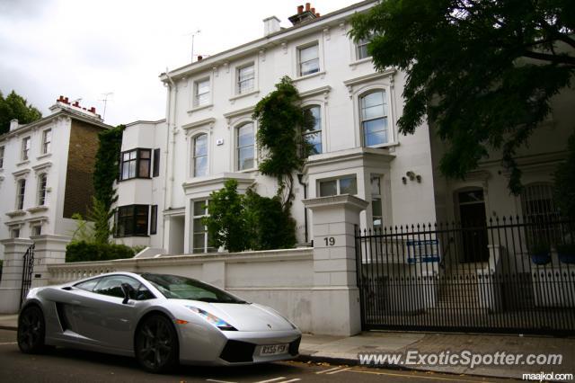 Lamborghini Gallardo spotted in London, United Kingdom