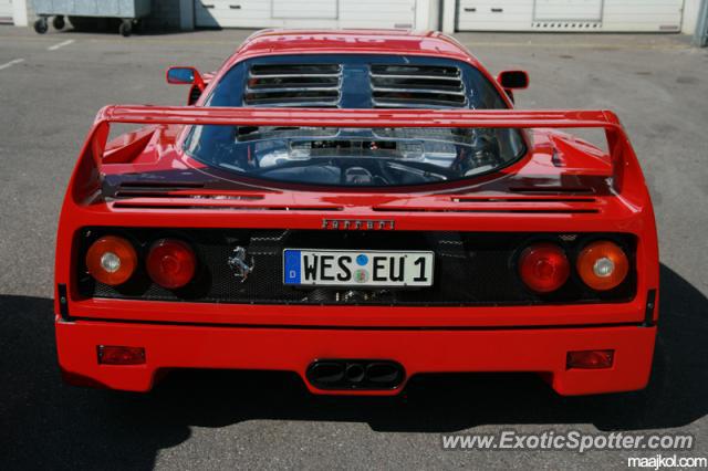 Ferrari F40 spotted in Zandvoort , Netherlands