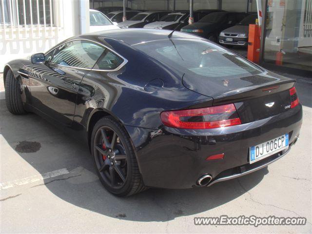 Aston Martin Vantage spotted in Milan, Italy