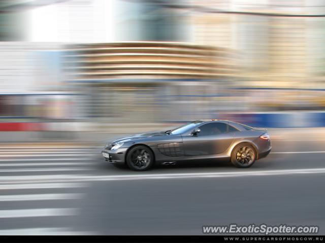 Mercedes SLR spotted in Moscow, Russia