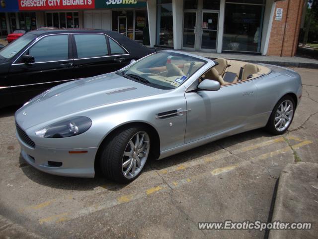 Aston Martin DB9 spotted in Houston, Texas