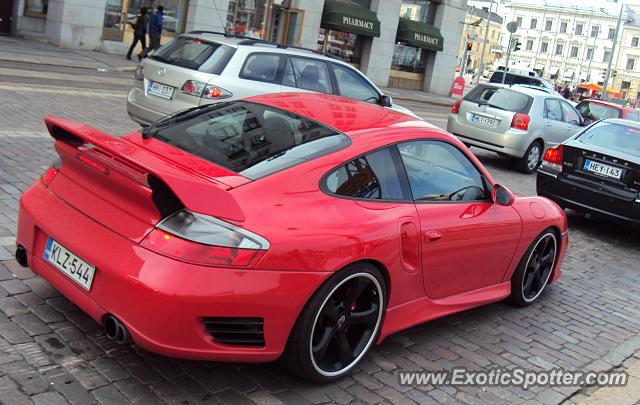 Porsche 911 GT2 spotted in Helsinki, Finland