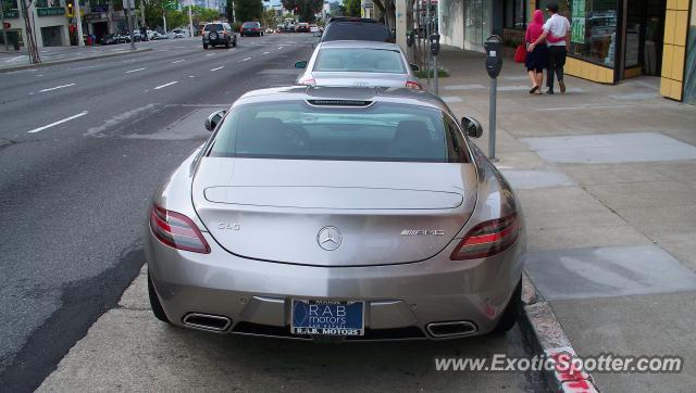 Mercedes SLS AMG spotted in San francisco, United States