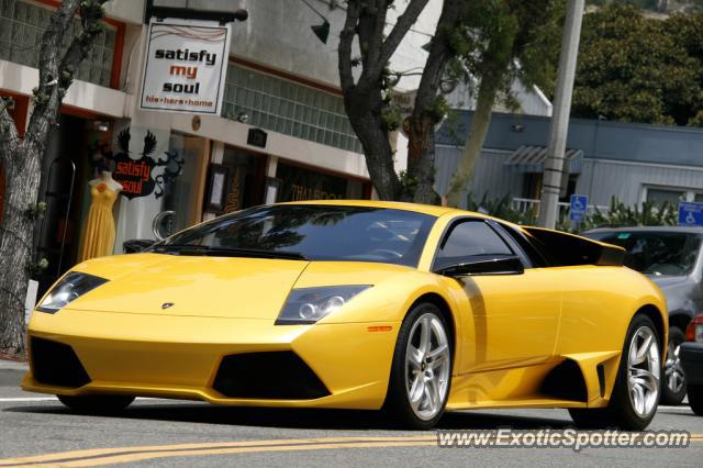 Lamborghini Murcielago spotted in Laguna Beach, California