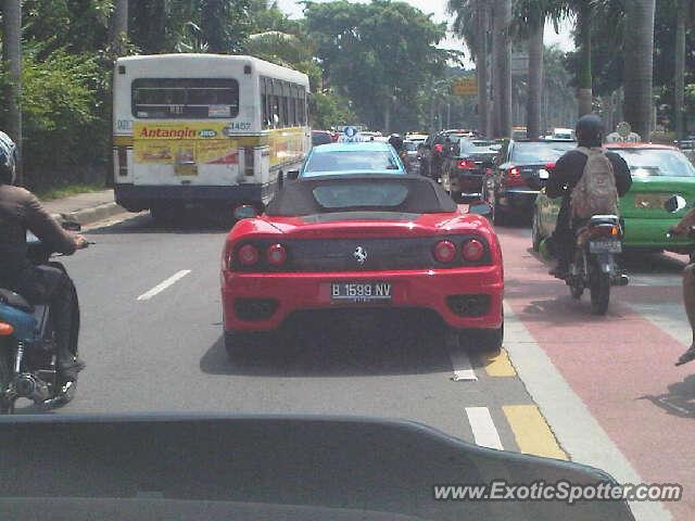 Ferrari 360 Modena spotted in Jakarta, Indonesia