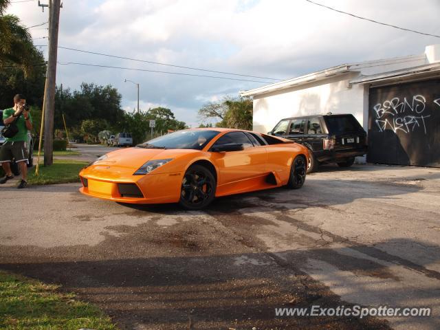 Lamborghini Murcielago spotted in Miami, Florida