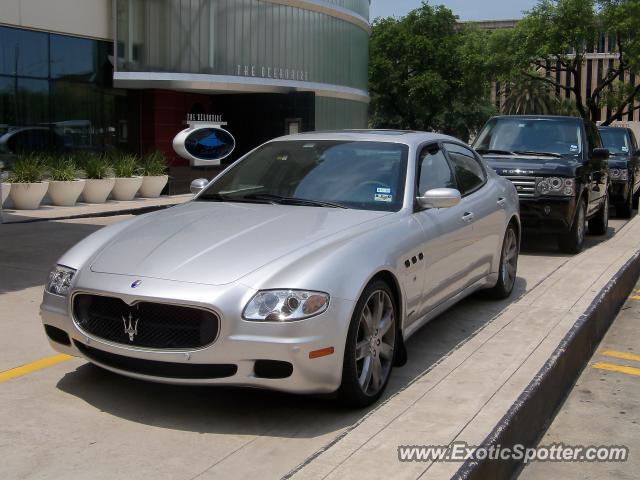 Maserati Quattroporte spotted in Houston, Texas