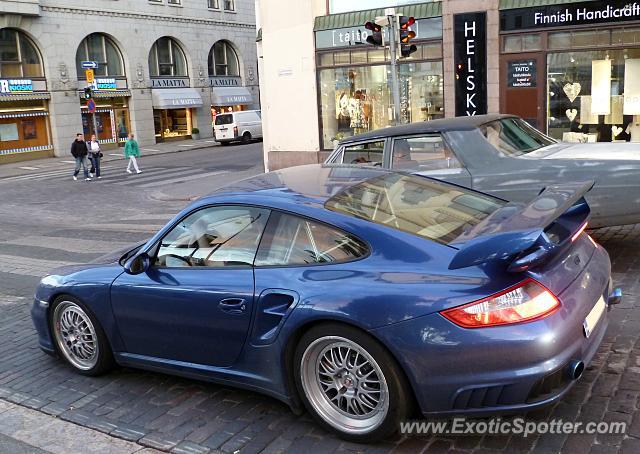 Porsche 911 GT2 spotted in Helsinki, Finland