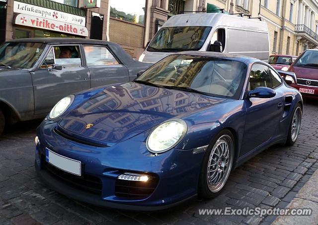 Porsche 911 GT2 spotted in Helsinki, Finland