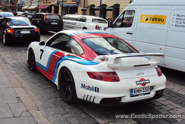 Porsche 911 GT2 spotted in Helsinki, Finland